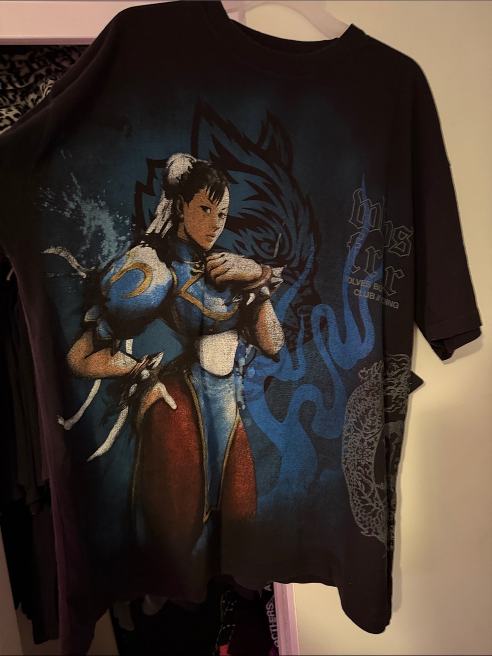 Darc Sport Chun-Li Graphic Tee - Blue & Black